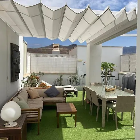 Buddha Penthouse Solarium+pool Apartment Galdar